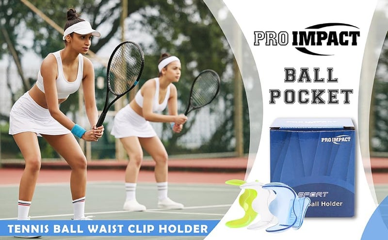 Pro Impact Tennis Ball Clip – Durable Tennis Ball Holder for Waistband, Shorts, or Skirts – Tennis Training Accessory for Men & Women – Holds 1 Ball, Lightweight & Secure for Practice, Matches - Image 4